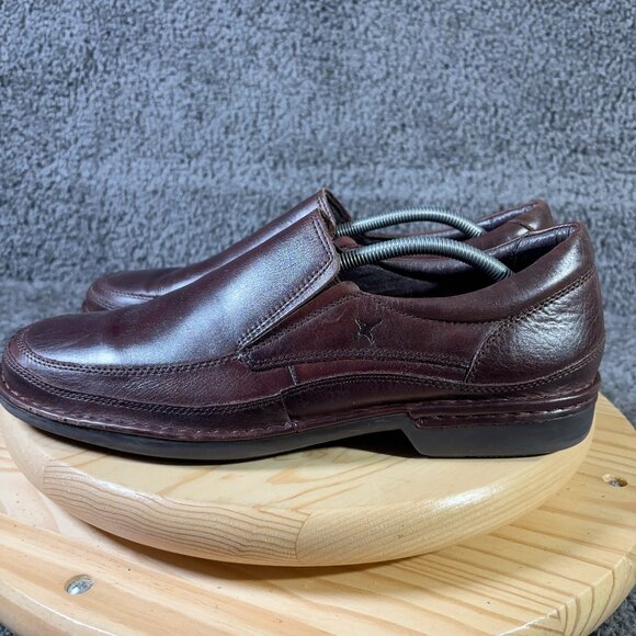 Pikolinos Oviedo Loafer Mens Size 12 Burgundy Leather Slip On EU 46 - Picture 1 of 8